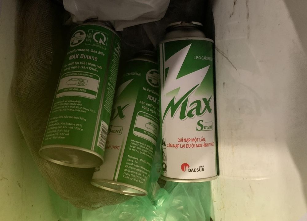 cách bảo quản bình gas min, bình ga an toàn chống cháy nổ, bình gas chống nổ, 